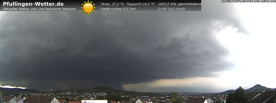 NCST: Gewitter und Kaltfront 28. und 29.07.2013 - Seite 3 - Schweizer  Sturmforum